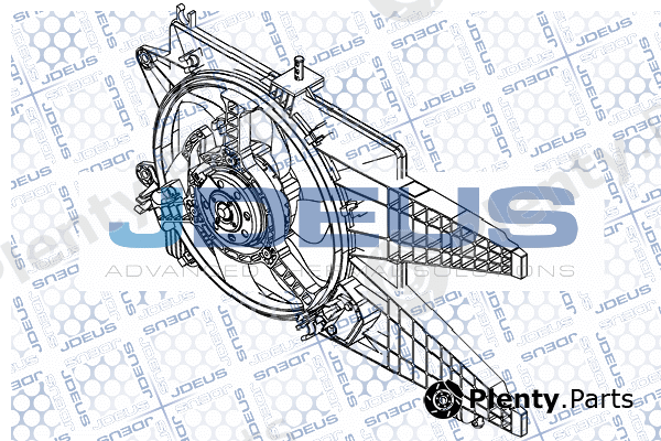 Jdeus EV0110990 — Fan, engine cooling