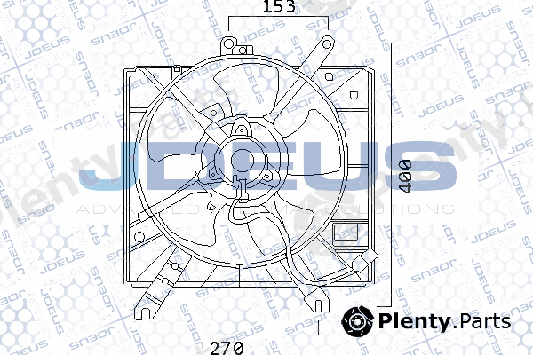 Jdeus EV65M020 — Fan, engine cooling