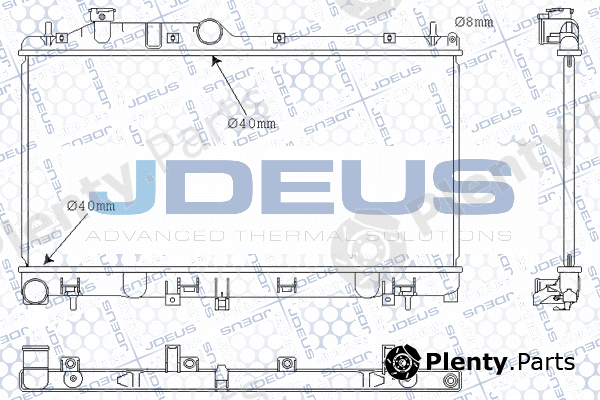 Jdeus M-0260130 — Radiator, engine cooling