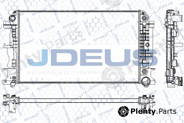 Jdeus RA0170890 — Radiator, engine cooling