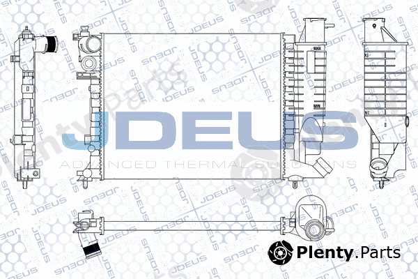 Jdeus M-0070670 — Radiator, engine cooling