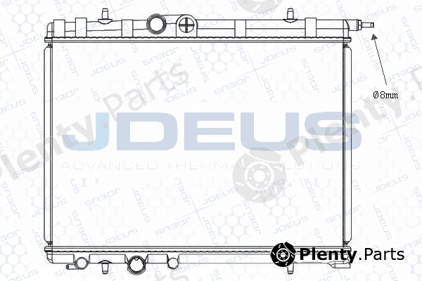 Jdeus M-0210310 — Radiator, engine cooling