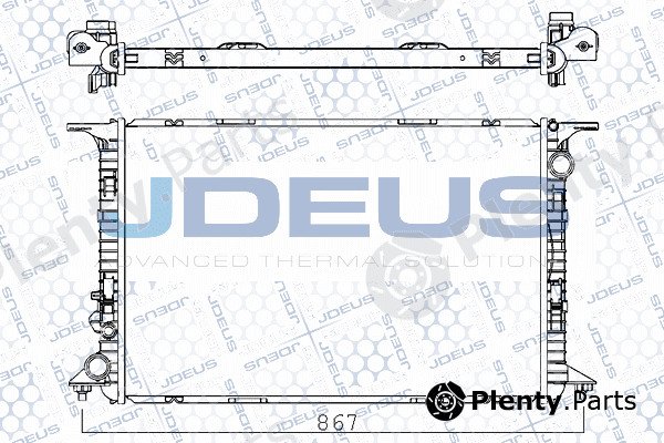 Jdeus M-001060A — Radiator, engine cooling