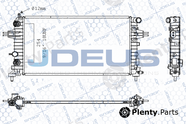 Jdeus M-0200970 — Radiator, engine cooling