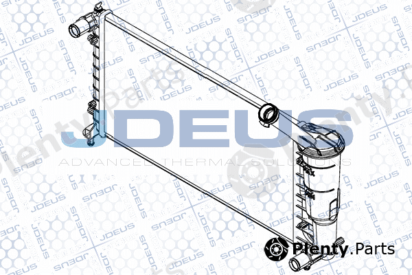 Jdeus RA0360120 — Radiator, engine cooling