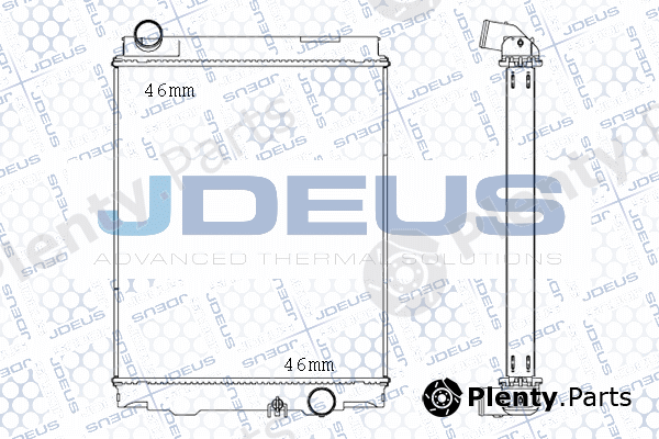 Jdeus M-118022B — Radiator, engine cooling
