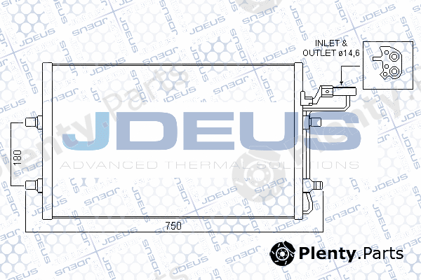 Jdeus 731M14 — Condenser, air conditioning