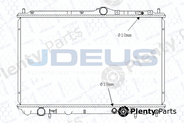 Jdeus M-0310501 — Radiator, engine cooling