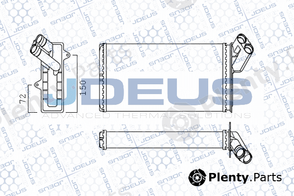 Jdeus M-2110530 — Heat Exchanger, interior heating