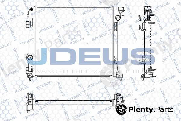 Jdeus M-0190870 — Radiator, engine cooling