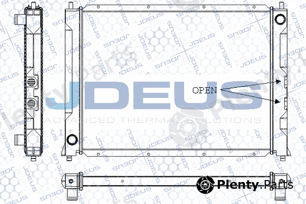 Jdeus RA0020281 — Radiator, engine cooling