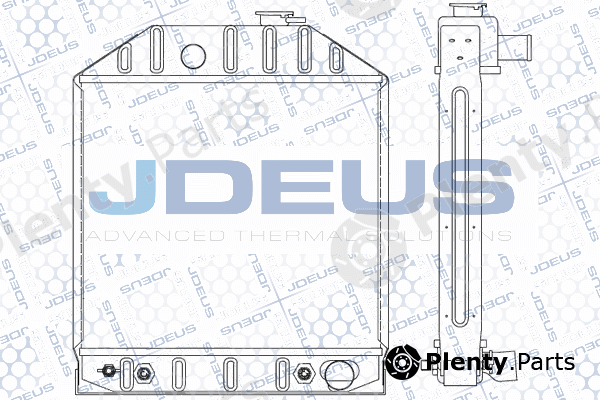 Jdeus 012M01 — Radiator, engine cooling