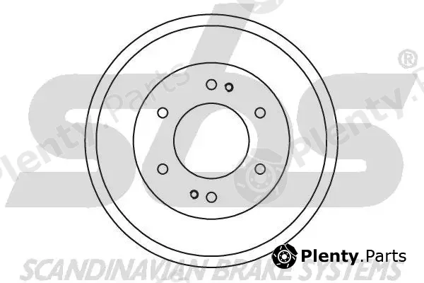 sbs 1825253407 — Brake Drum