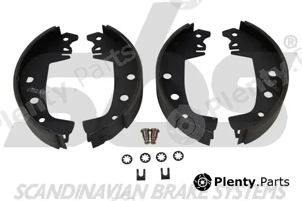 sbs 18512799235 — Brake Shoe Set, parking brake