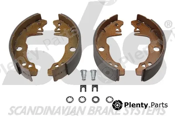 sbs 18512799228 — Brake Shoe Set, parking brake