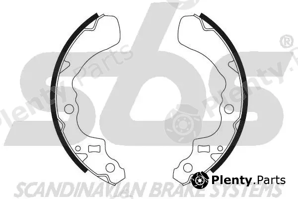 sbs 18492751504 — Brake Shoe Set