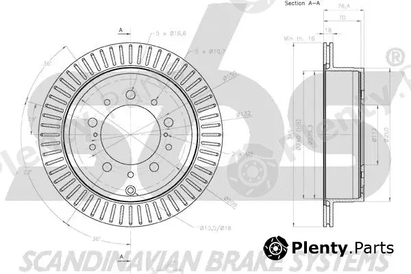 sbs 18153145162 — Brake Disc