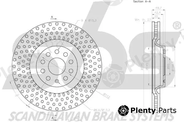 sbs 18153147141 — Brake Disc