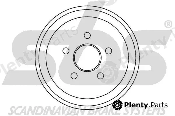 sbs 1825259303 — Brake Drum