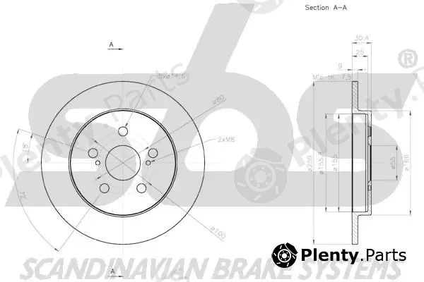 sbs 18153145143 — Brake Disc