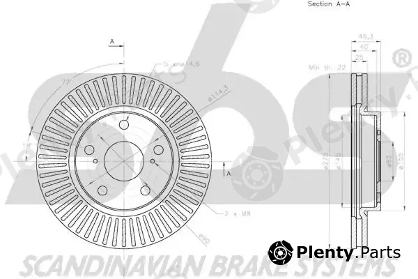 sbs 18153145173 — Brake Disc
