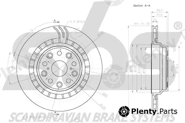 sbs 18153145148 — Brake Disc