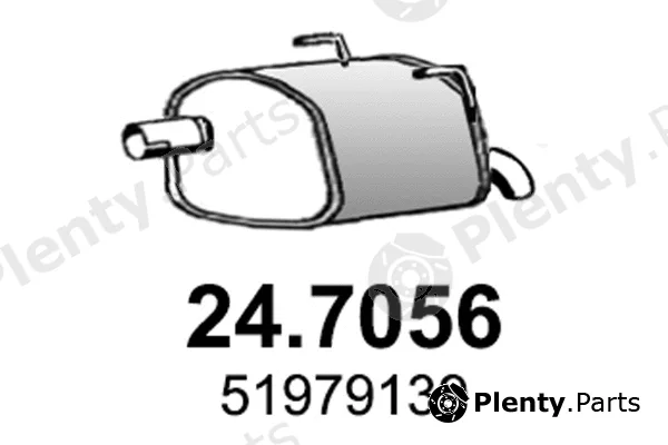 Asso 24.7056 — Rear Muffler