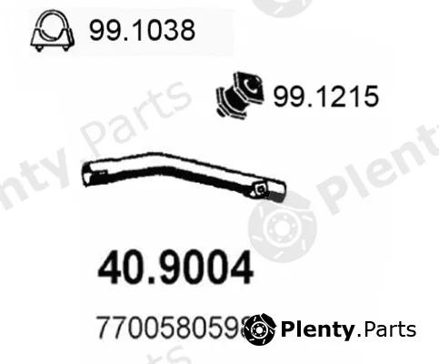 Asso 40.9004 — Exhaust Pipe