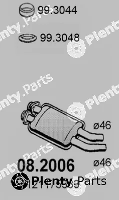 Asso 08.2006 — Front Muffler