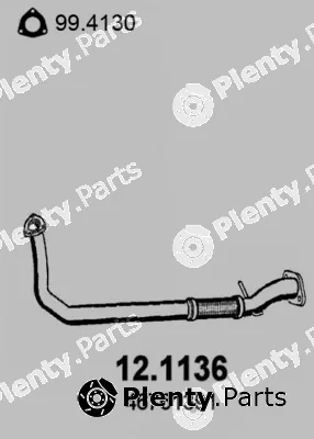 Asso 12.1136 — Exhaust Pipe