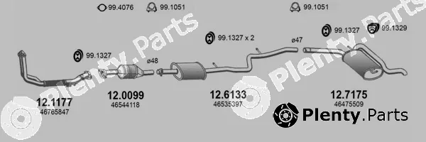 Asso ART3333 — Exhaust System