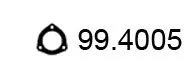 Asso 99.4005 — Gasket, exhaust pipe