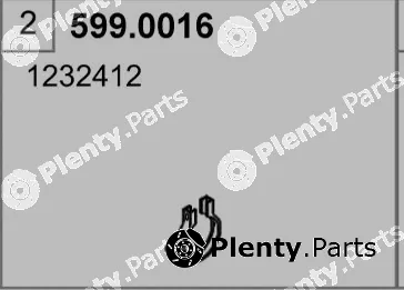 Asso 599.0016 — Mounting Kit, muffler