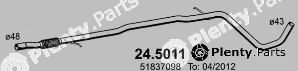 Asso 24.5011 — Exhaust Pipe