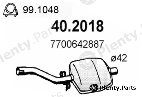 Asso 40.2018 — Front Muffler