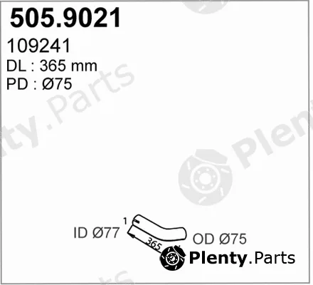 Asso 505.9021 — Exhaust Pipe