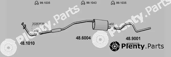 Asso ART2413 — Exhaust System