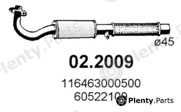 Asso 02.2009 — Front Muffler
