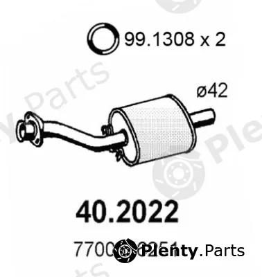 Asso 40.2022 — Front Muffler
