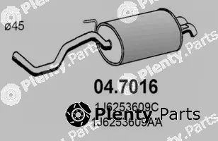 Asso 04.7016 — Rear Muffler