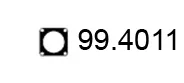 Asso 99.4011 — Gasket, exhaust pipe