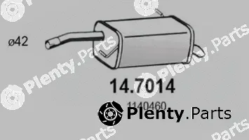 Asso 14.7014 — Rear Muffler