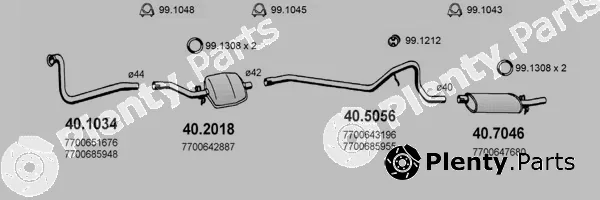 Asso ART2116 — Exhaust System
