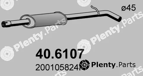 Asso 40.6107 — Centre Muffler