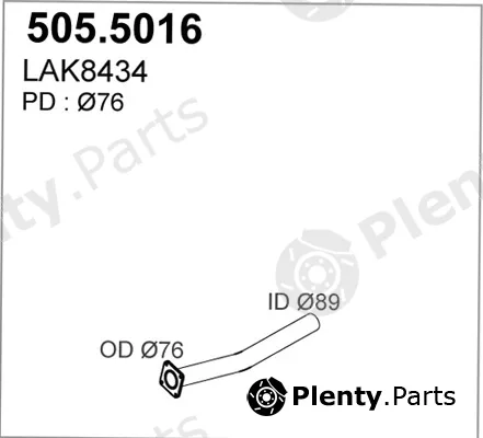 Asso 505.5016 — Exhaust Pipe