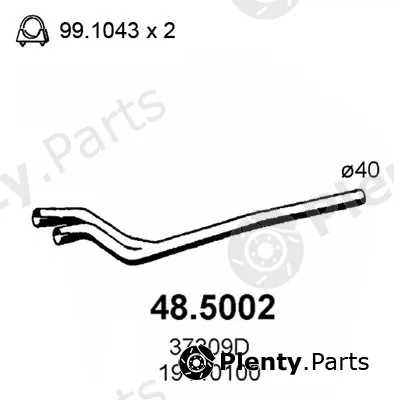 Asso 48.5002 — Exhaust Pipe