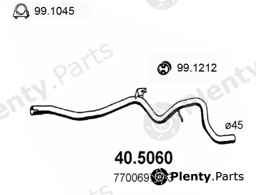 Asso 40.5060 — Exhaust Pipe