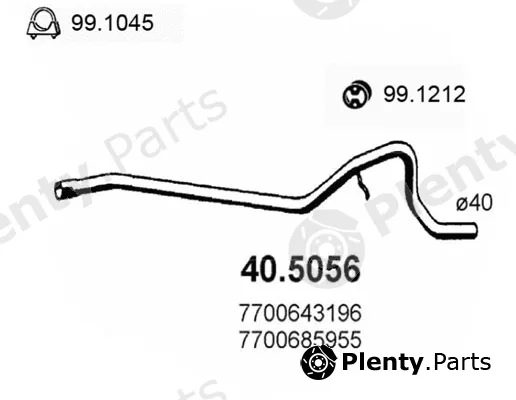 Asso 40.5056 — Exhaust Pipe