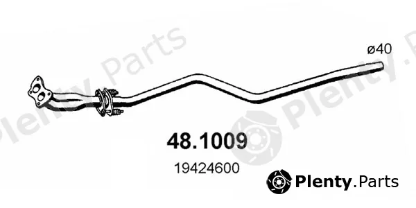 Asso 48.1009 — Exhaust Pipe