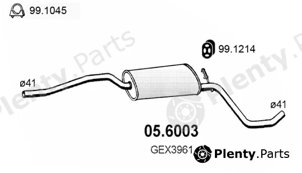 Asso 05.6003 — Centre Muffler